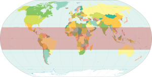 World map torrid.svg
