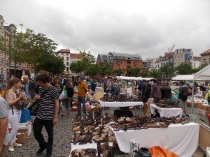 El mercado de antigüedades de Les Marolles