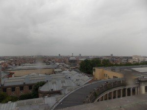 Las vistas desde el Arco del Cincuentenario son espectaculares