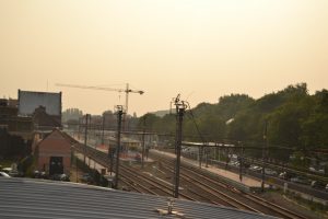 Vías de la estación de Jette