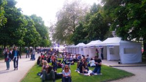 Parc durante el festival del Iris