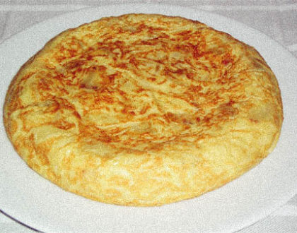 La tortilla de patatas es un plato Belga
