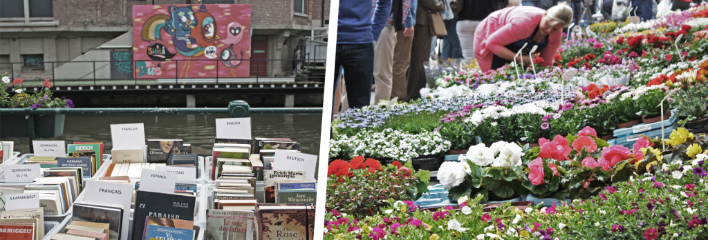 Domingos de libros y flores en Gante