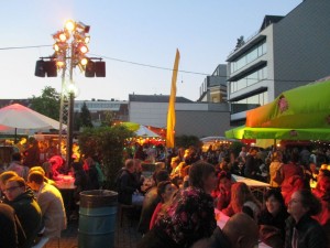 Aquí podemos ver el ambiente en el Food Truck Festival