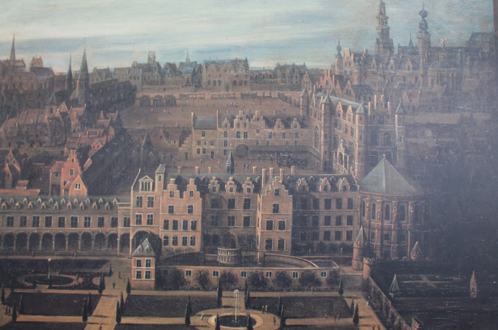 Resultado de imagen de palacio de Coudenberg en Bruselas