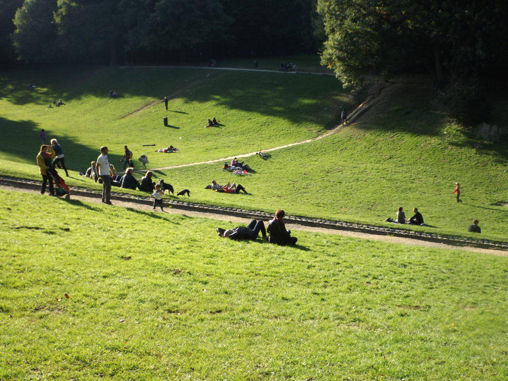 Un día soleado en Bois de la Cambre