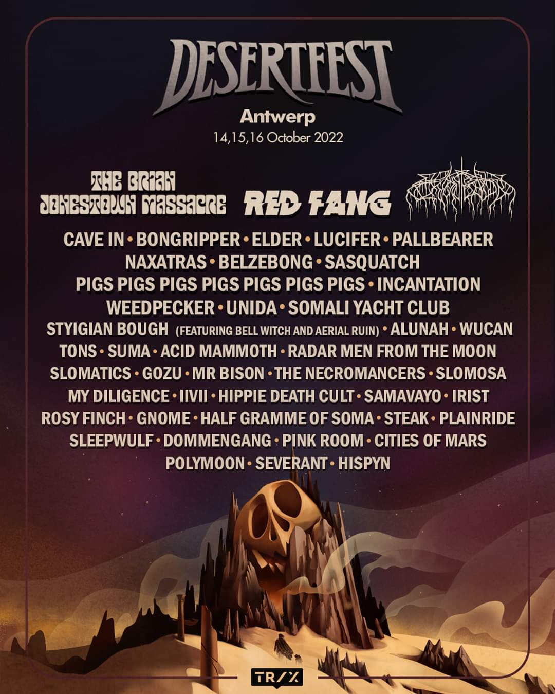 Cartel del Deserfest Amberes 2022