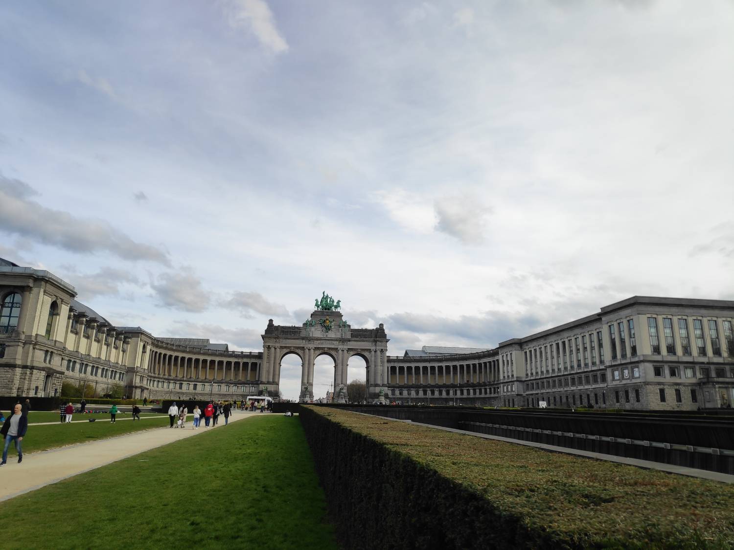 Parque del cincuentenario en Bruselas