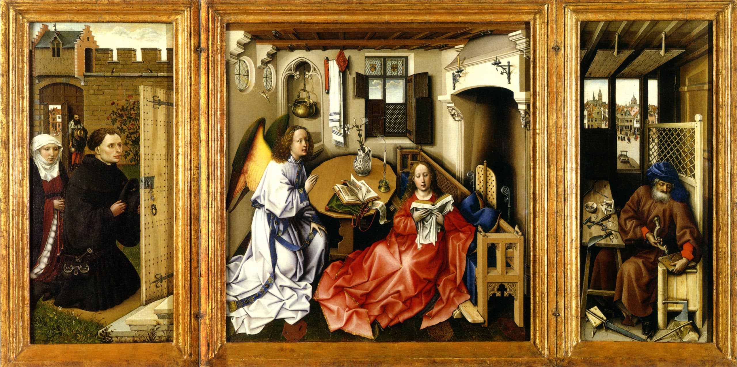 Robert Campin L Annonciation 1425 scaled