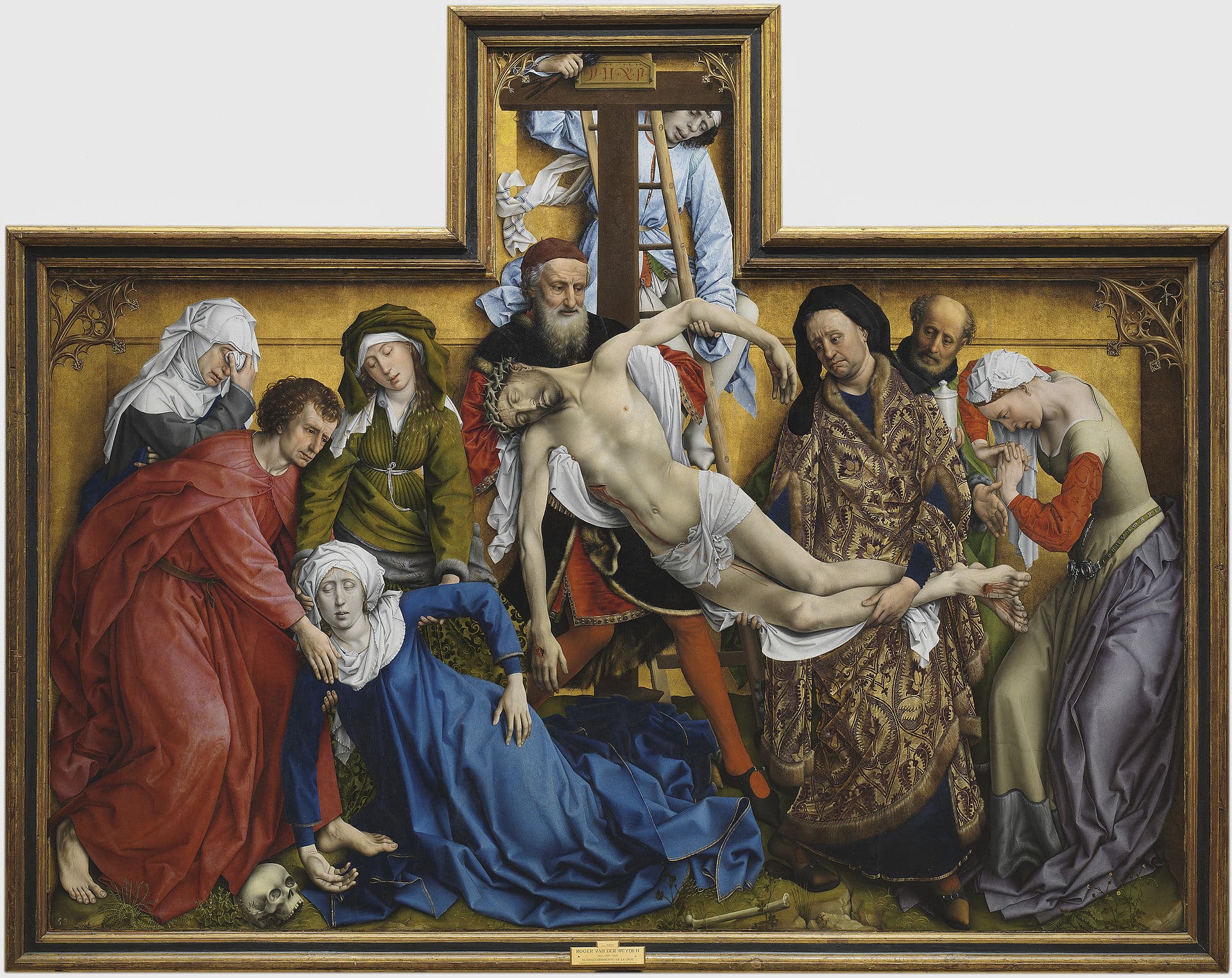 Weyden descendimiento prado Ca 1435